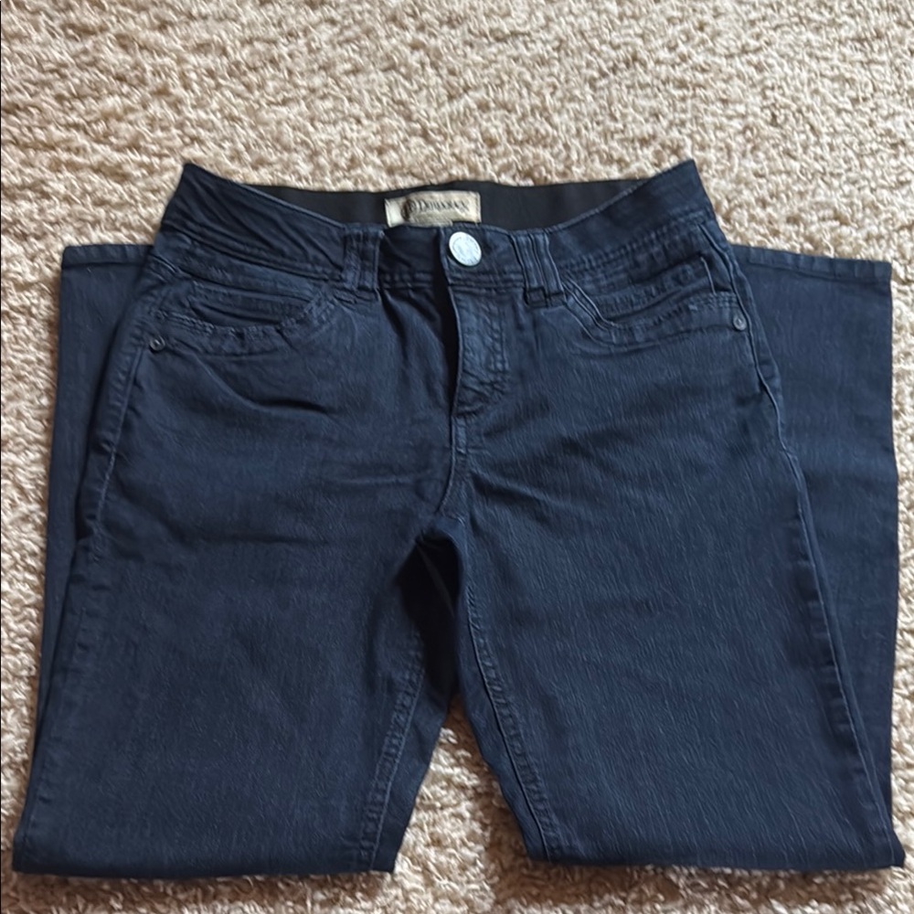Democracy Dark Blue Straight Leg Jeans